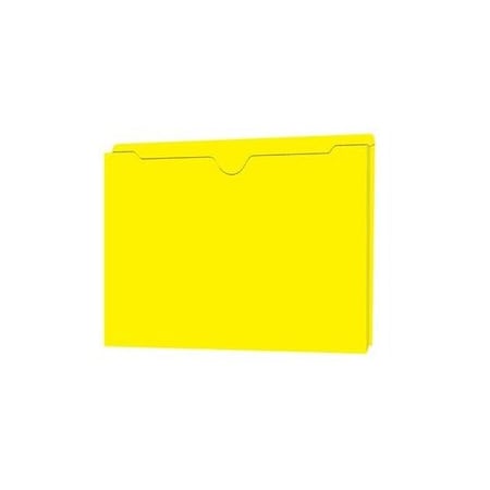 Asp Plain 1" Exp. Deal Jacket, 11 3/4" X 9 1/2", 50 Per Box: Yellow Pk 5540-4